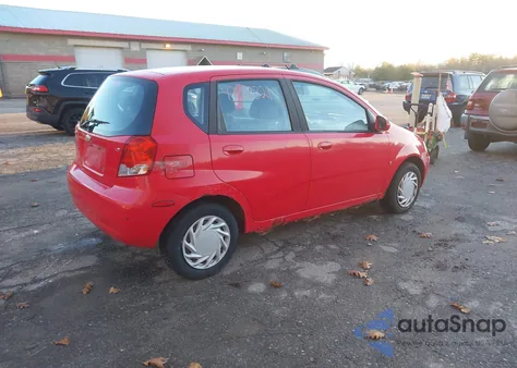 2008 Chevrolet Aveo 5 Ls из США, поврежденный, VIN KL1TD66628B101483